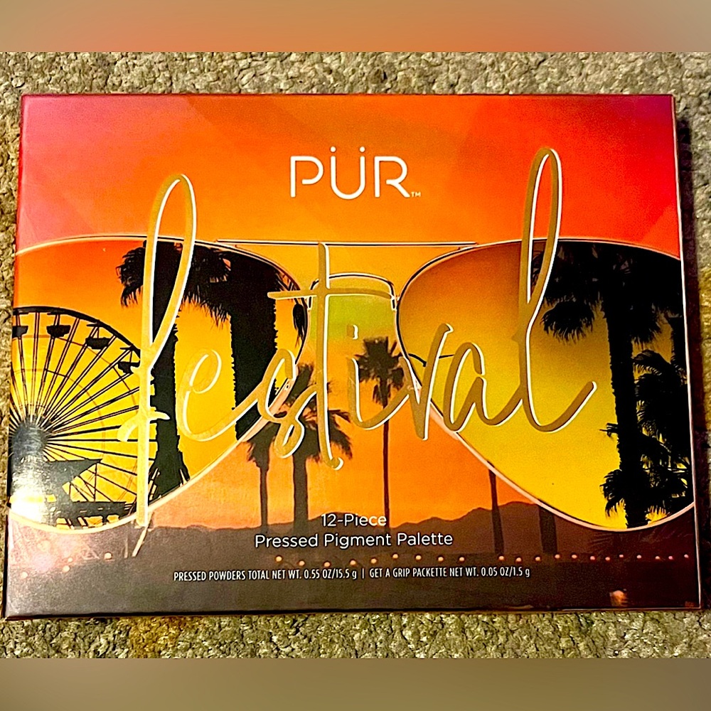 PÜR Festival 12-Piece Pressed Pigment Palette